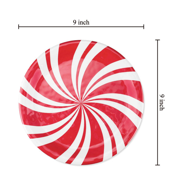 Peppermint 9" Melamine Plate