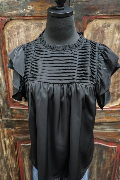 The Pleats Ruffle Top