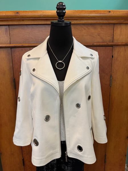Joseph Ribkoff Grommet Jacket