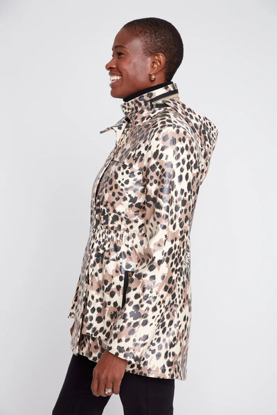 Renuar Leopard Raincoat