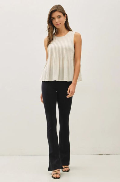 Pleated Babydoll Tank