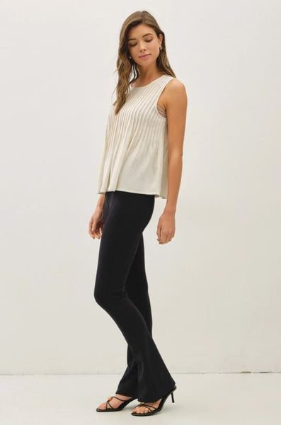 Pleated Babydoll Tank
