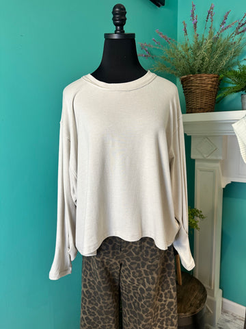 Umgee Crewneck Long Sleeve Top