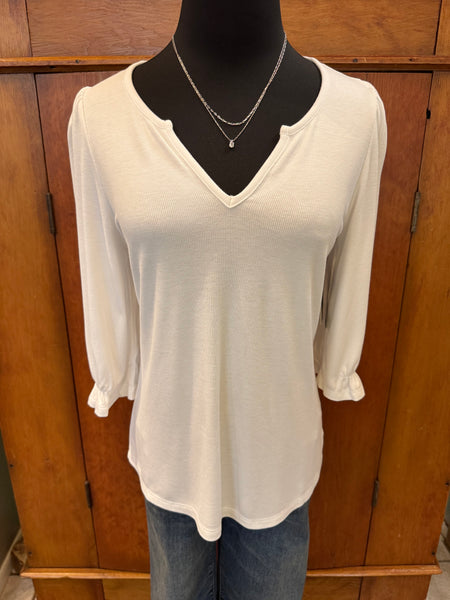 Liverpool Notch Knit Tee