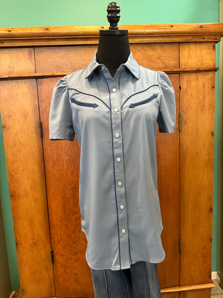 Howdy Hanny Pearl Snap Short Sleeve Shirt