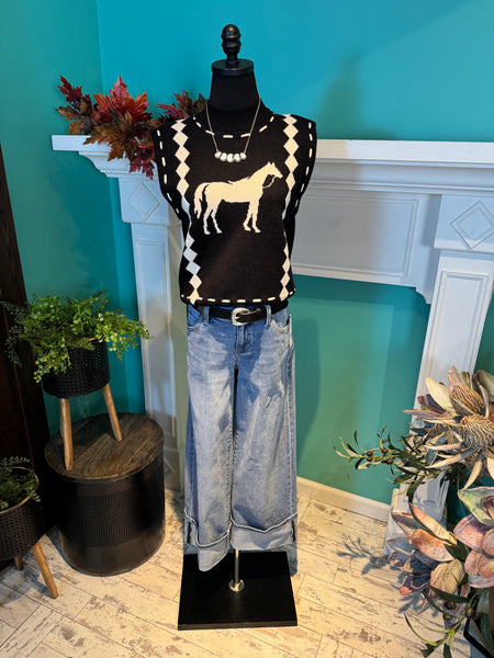 THML Horse Vest Sleeveless