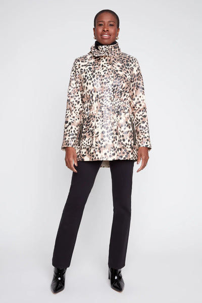 Renuar Leopard Raincoat