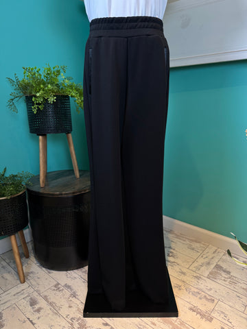 Esqualo Modal Wide Leg Trouser