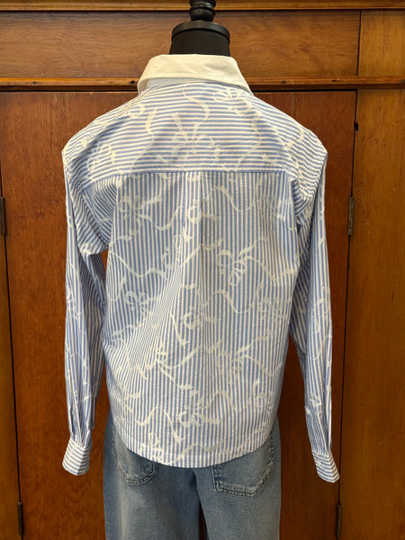 Esqualo Striped Bows Blouse