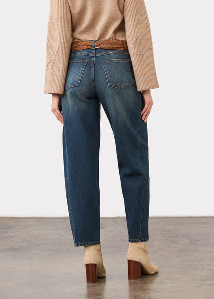 Girlfriend Barrel Leg Jeans