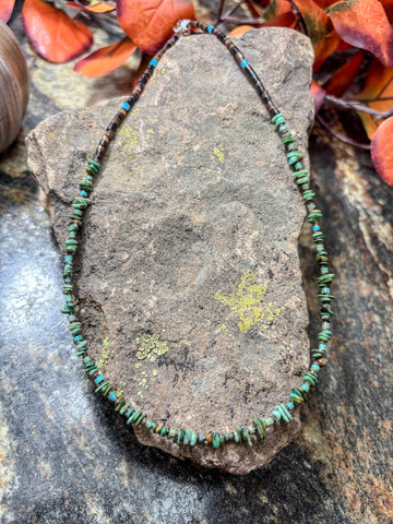 Mini Chip Turquoise Necklace