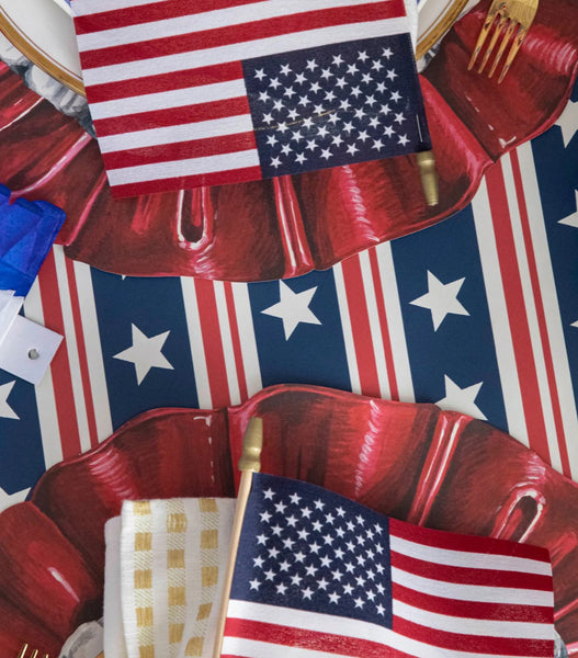 Hester & Cook Stars and Stripes Table Runner