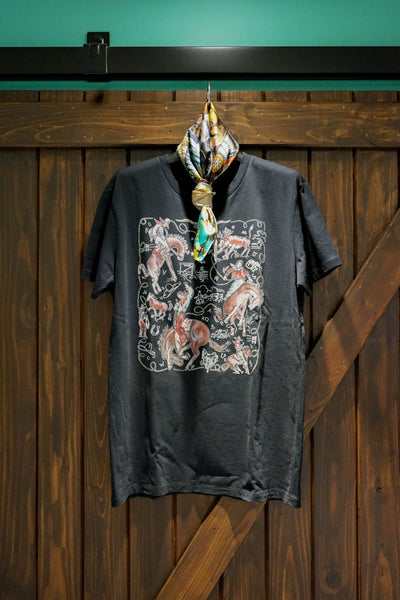 Ride’Em Cowboy S/S Heritage Tee - XOXO Art & Co