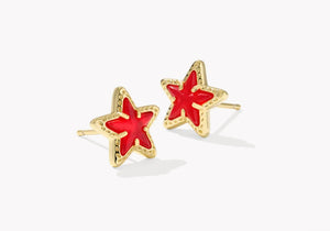 Kendra Scott Cassidy Stud Red Illusion Earring