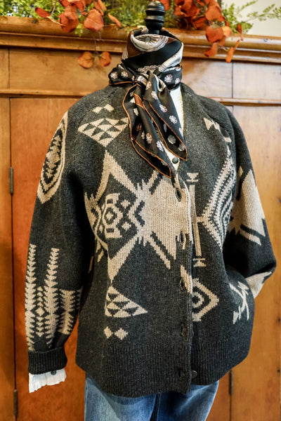 Pendleton Oversized Graphic Cardigan