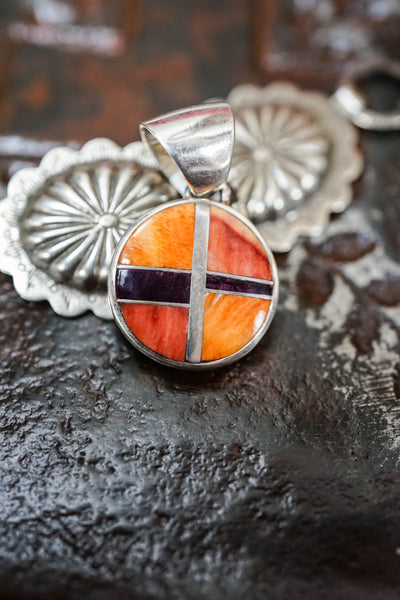 Inlay Spiny Pendant