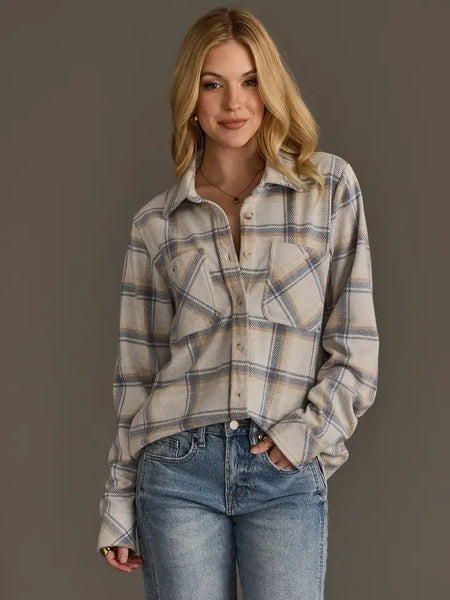 Plaid Button Up Long Sleeve