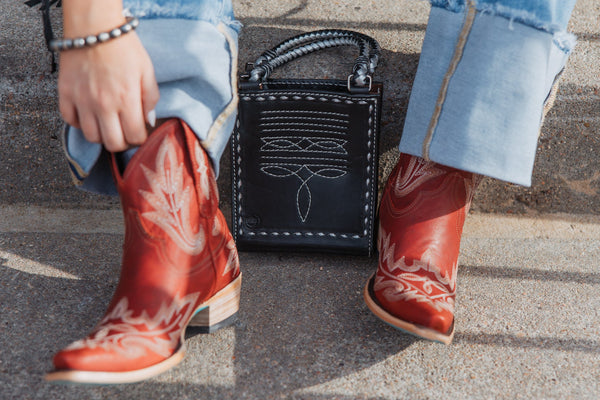 Lexington Bootie in Smoldering Ruby