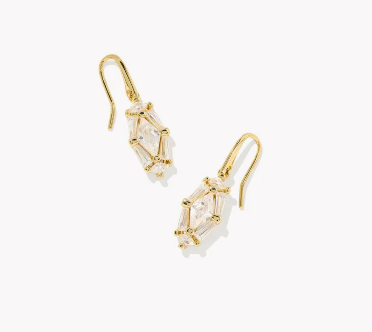 Kendra Scott Lindy Rae Drop Earrings in Gold & Silver