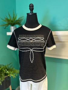 Double D Ranch Boot Stitch Top