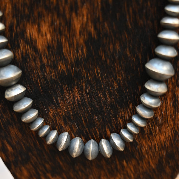 Handmade Saucer Necklace & Earrings