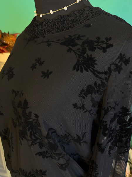 FDJ Flocked Mesh Sweatshirt