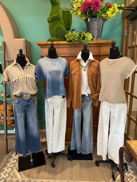 Joseph Ribkoff Wide Leg Denim Jean