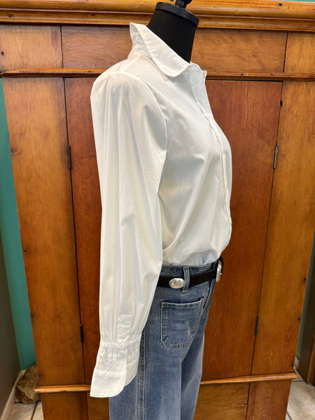 Liverpool Adjustable Sleeve Button Front Woven Top