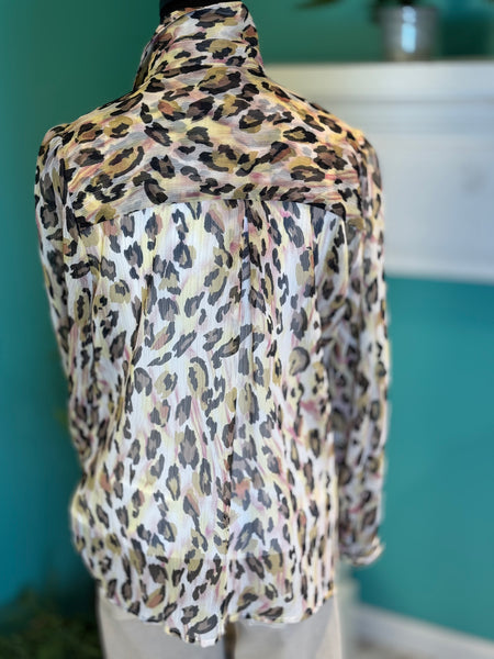 Esqualo Leopard Dream Blouse