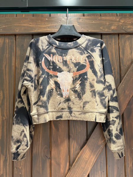 Wild & Free Crop Sweatshirt