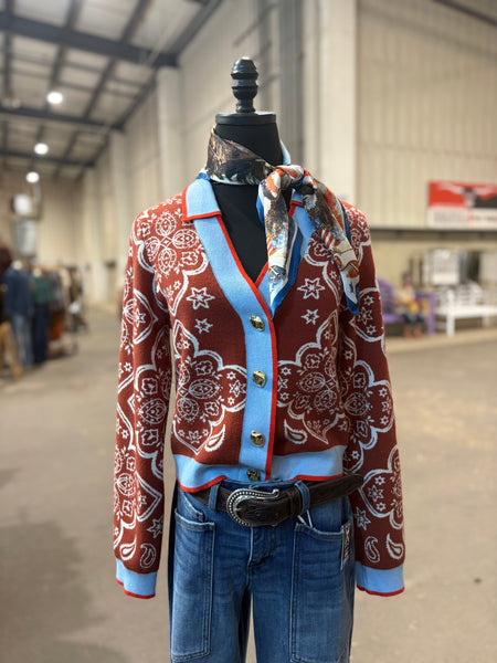 Western Cardigan Long Sleeve