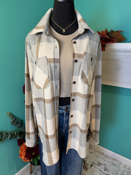 Panache Apparel Flannel Button Up Long Sleeve Shirt