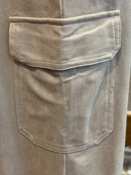 Lysse Callie Faux Suede Cargo Pant