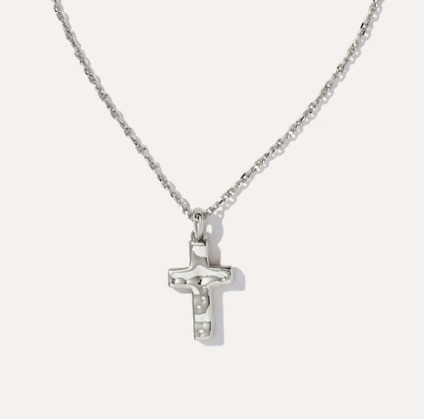 Kendra Scott Silver Cross Pendant