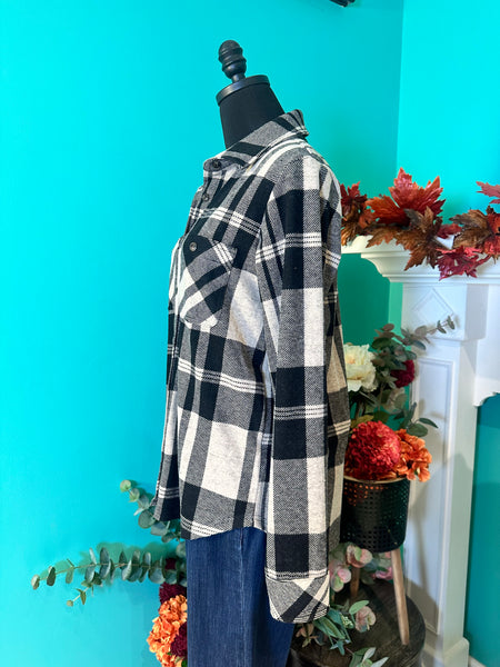 Panache Apparel Flannel Button Up Long Sleeve Shirt