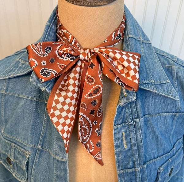 Fringe Scarves Luck Be A Paisley Twilly