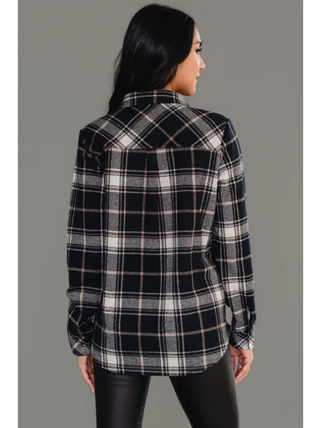 Plaid Long Sleeve Button Up
