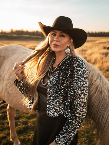 Joseph Ribkoff Sequin Jacket