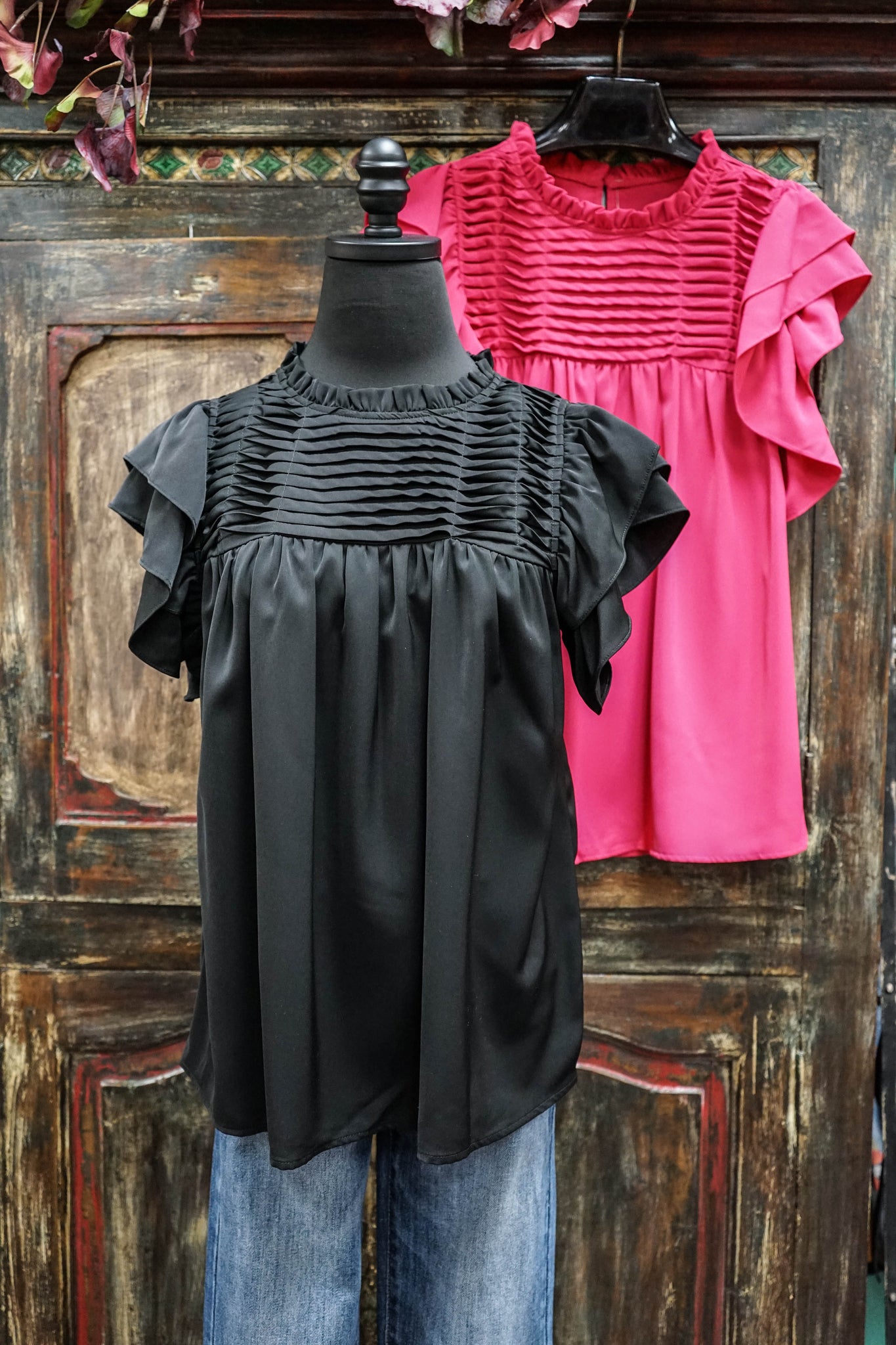 The Pleats Ruffle Top