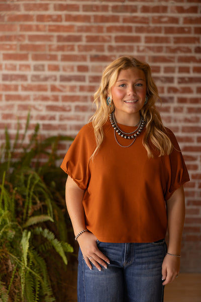 Puff Short Sleeve Pullover Top