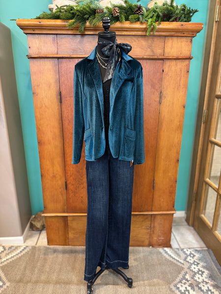 The Velvet Button Blazer