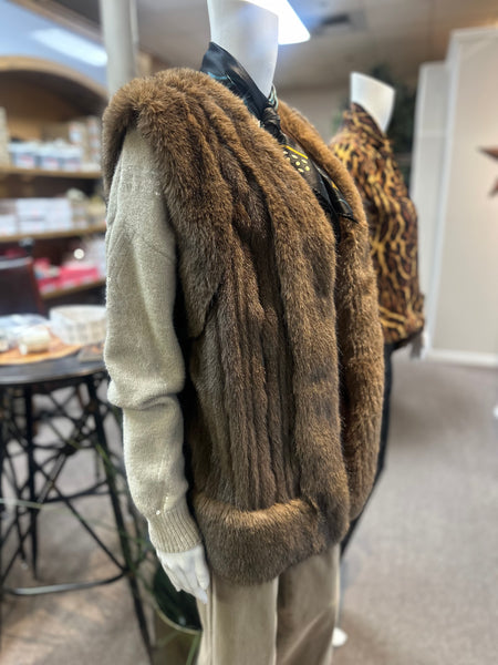 Faux Mink Vest