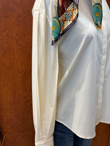 Etta Pleated Balloon Sleeve Shirt