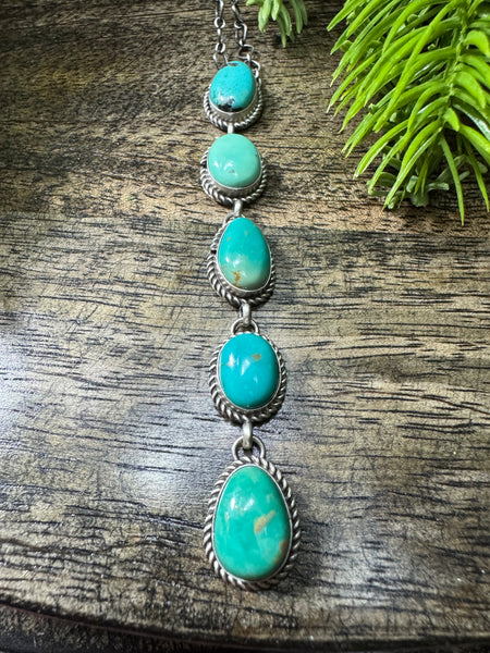 SLL 5 Stone Drop Lariat