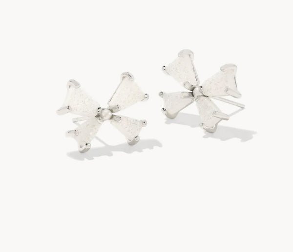 Kendra Scott Blair Bows Earring in Silver & Gold