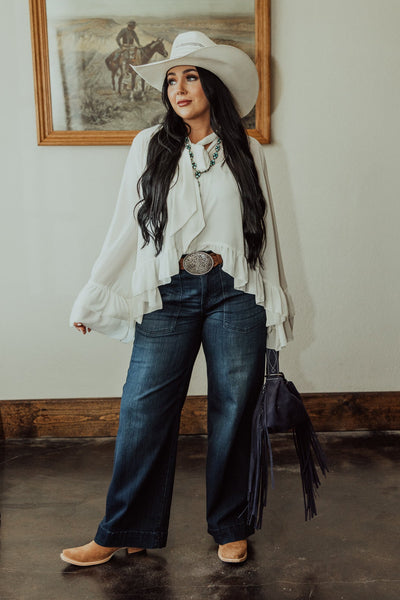 Running Wild Ruffle Top