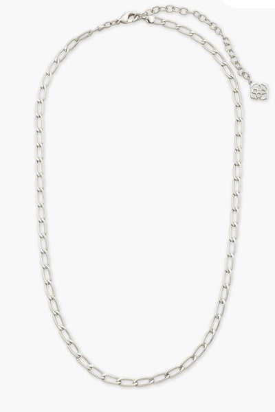 Kendra Scott Merrick Chain Necklace in Silver