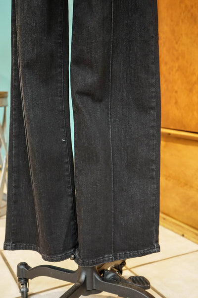 FDJ Olivia Pintuck Wide Leg Jean