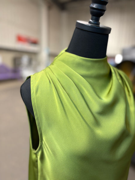 Mock Neck Sleeveless Top
