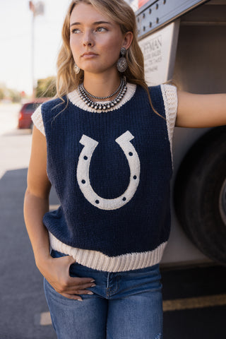 Urban Daizy Horseshoe Crochet Sweater